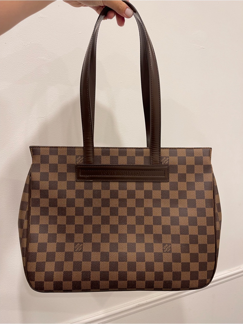 Louis Vuitton Parioli GM Damier Ebène Tote Bag